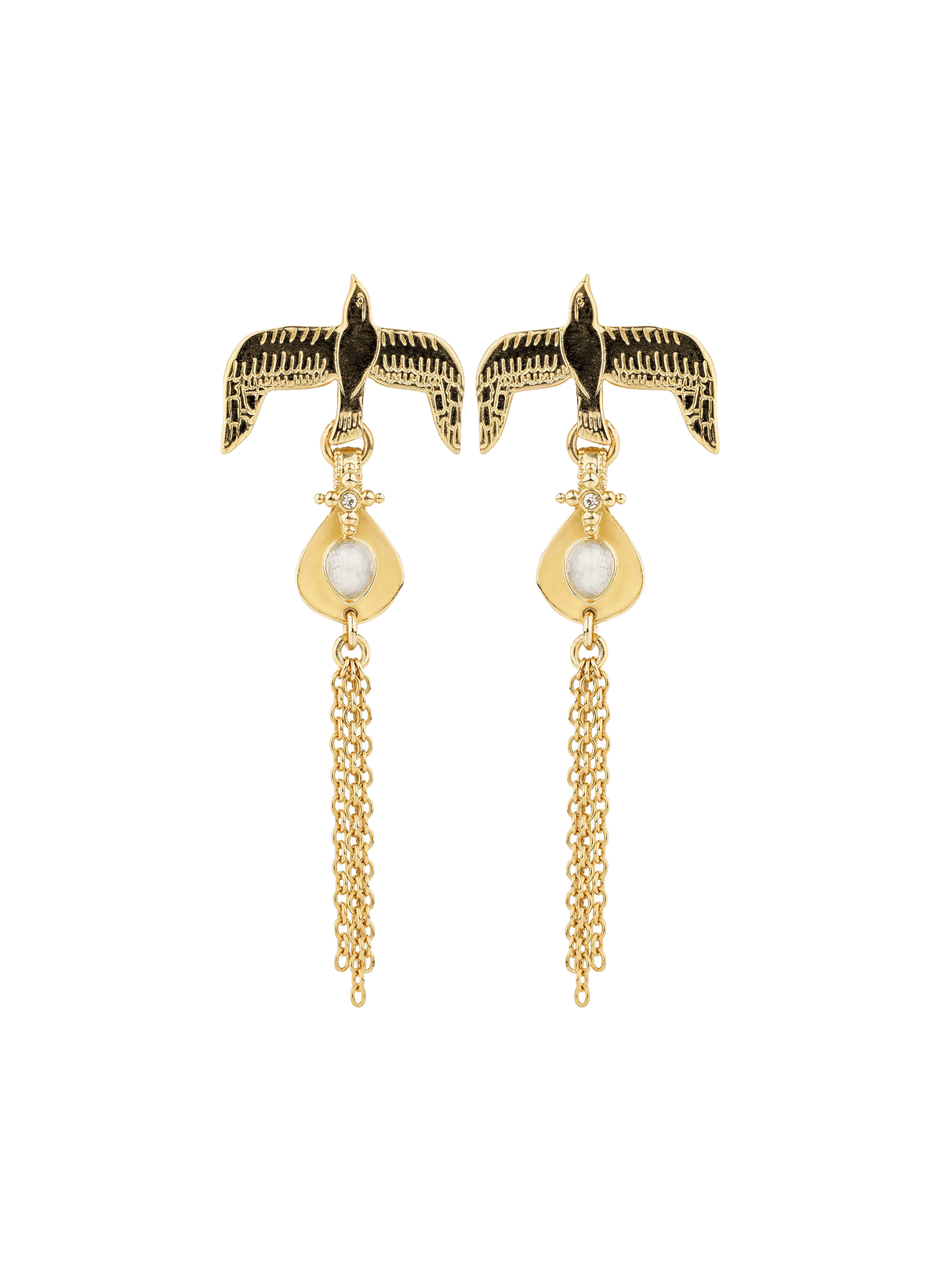 Palua Earrings - White