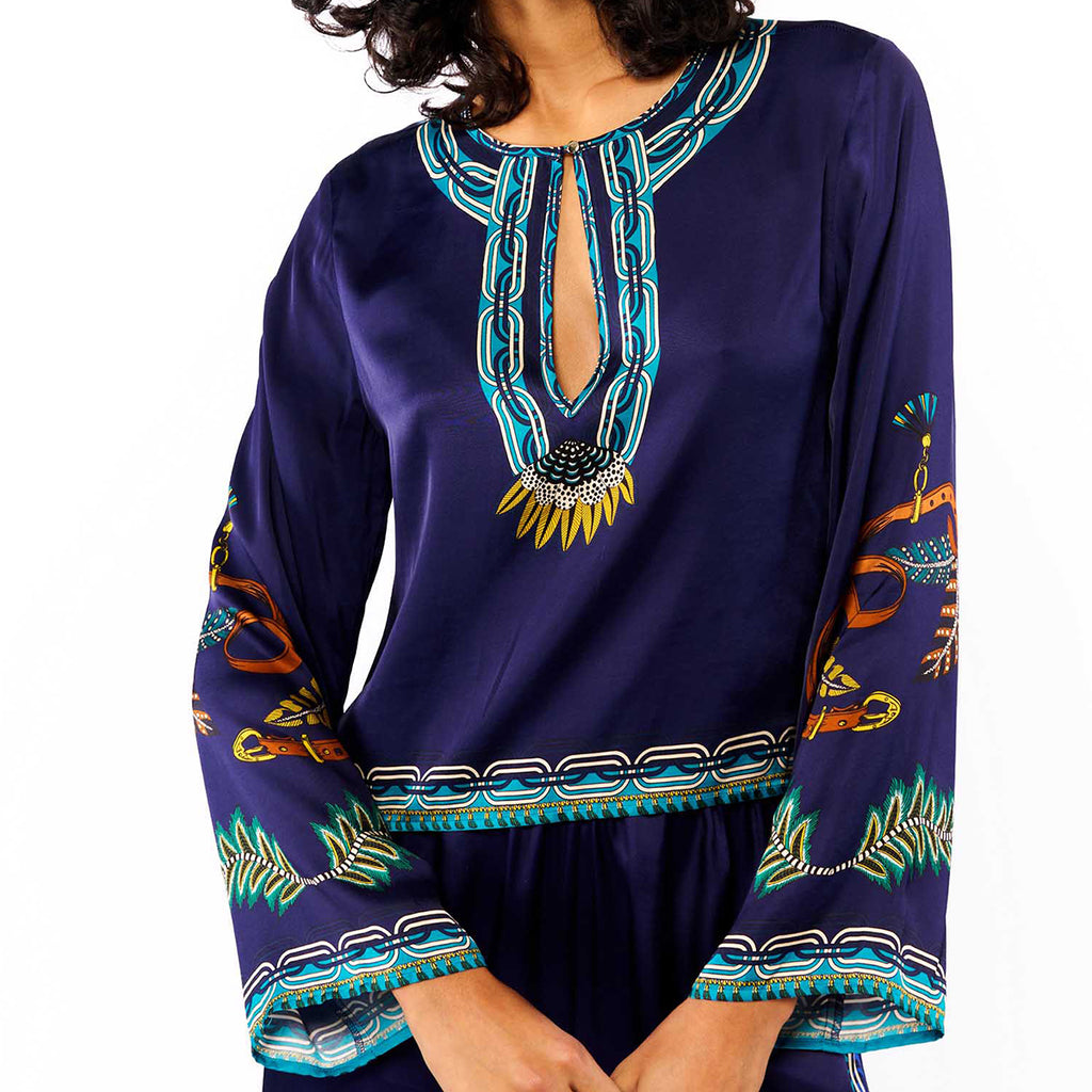 Blouse Noah - Bleu
