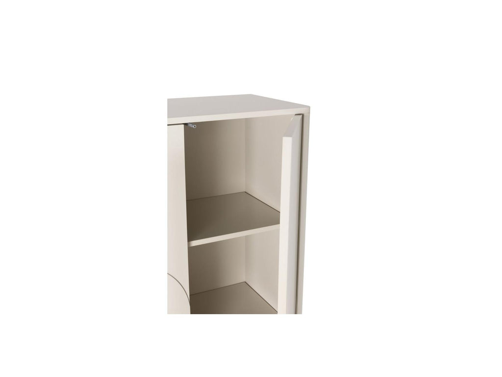 Esteban - Aparador alto de 2 puertas - Formas geométricas