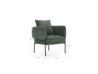 Gabin - Sillón de mesa - Tejido de pana