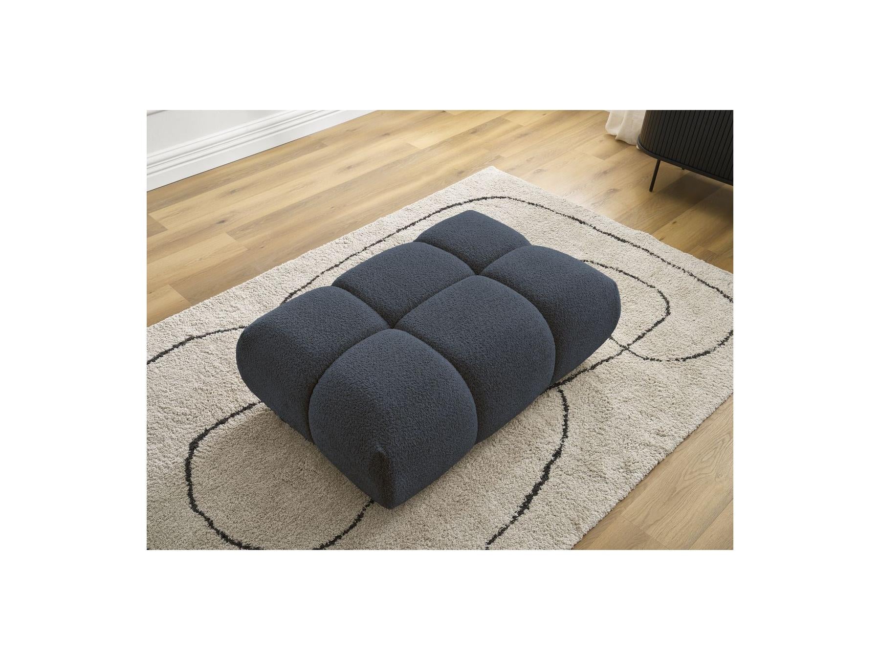 Alya - Pouffe - Bouclé Fabric