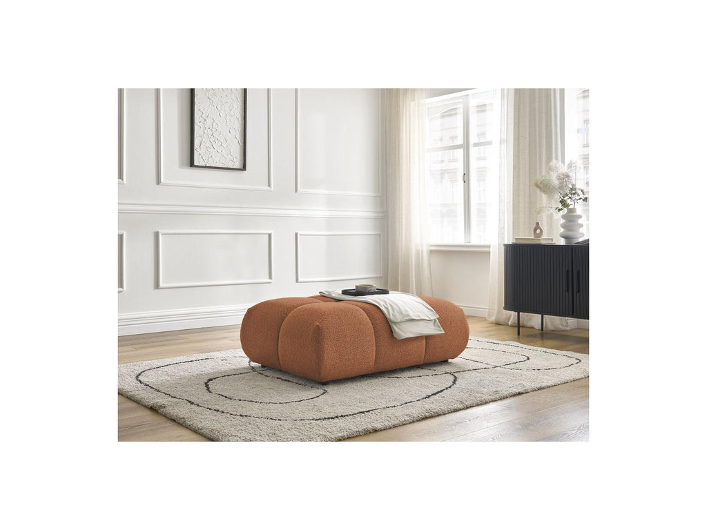 Alya - Pouffe - Bouclé Fabric