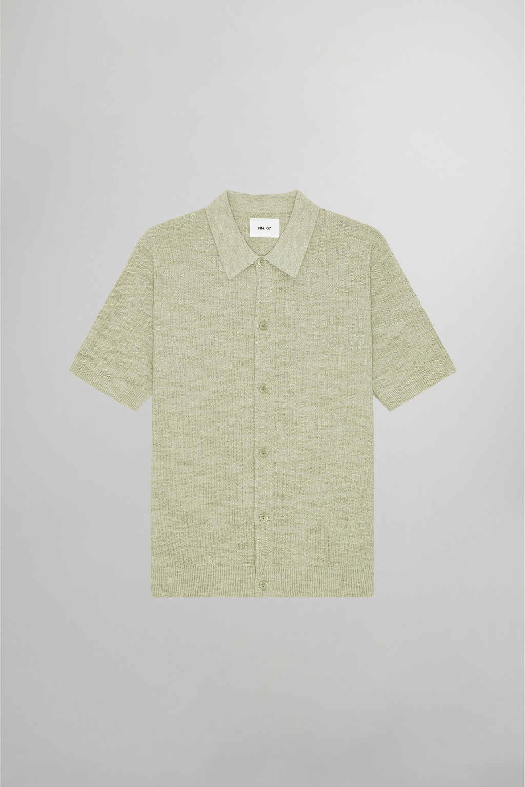 Maille Nolan Polo Cardigan - Sage Mouline