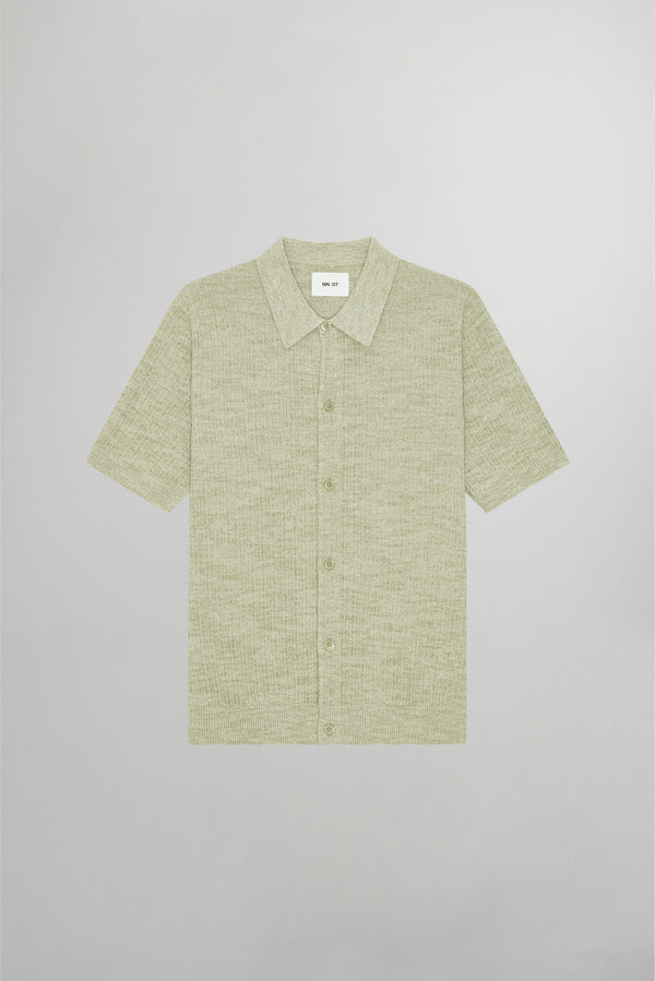 Punto Nolan Polo Cardigan - Sage Mouline