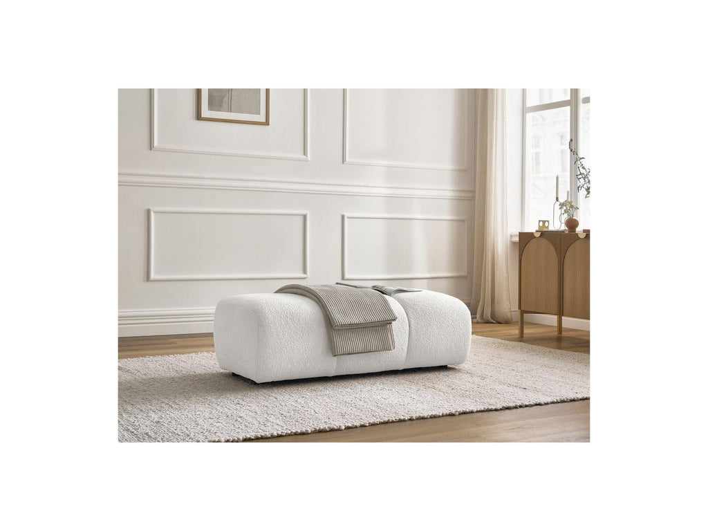 Pamira - Pouffe - Bouclé Fabric