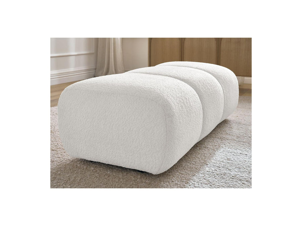 Pamira - Pouffe - Bouclé Fabric