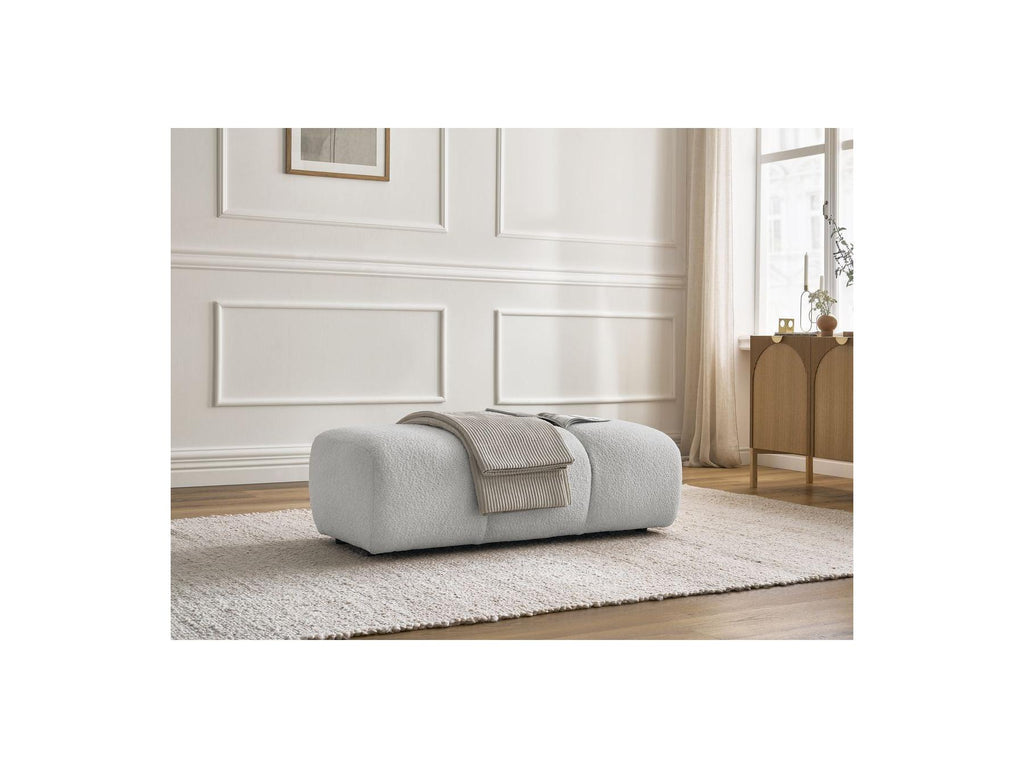Pamira - Pouffe - Bouclé Fabric