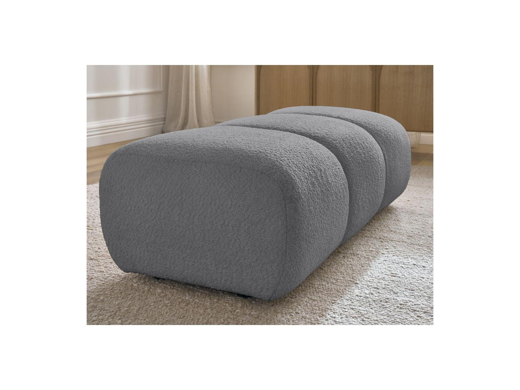 Pamira - Pouffe - Bouclé Fabric