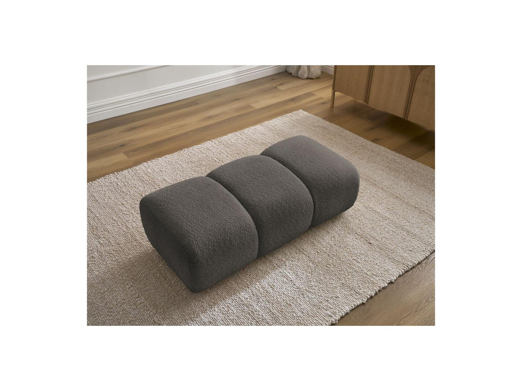 Pamira - Pouffe - Bouclé Fabric