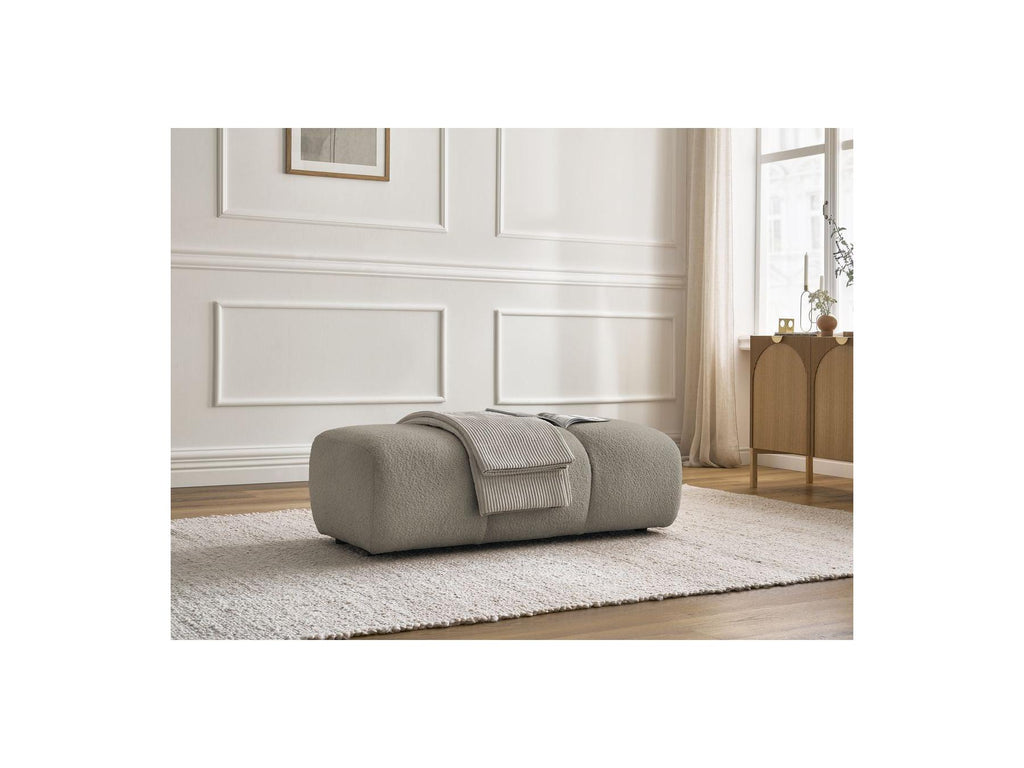 Pamira - Pouffe - Bouclé Fabric