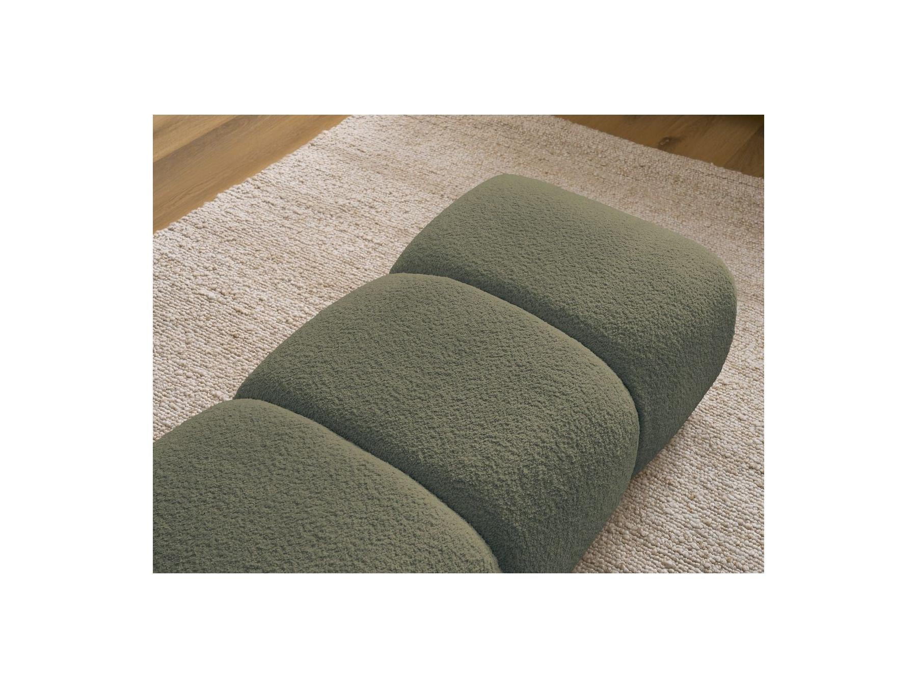 Pamira - Pouffe - Bouclé Fabric
