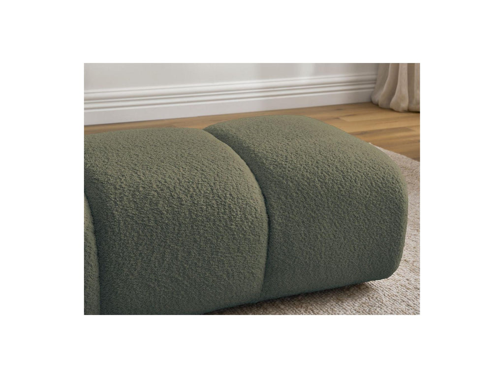 Pamira - Pouffe - Bouclé Fabric