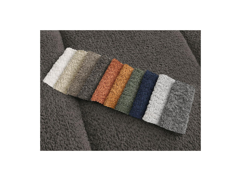 Pamira - Sofá esquinero fijo - Tejido bouclé - Ángulo derecho