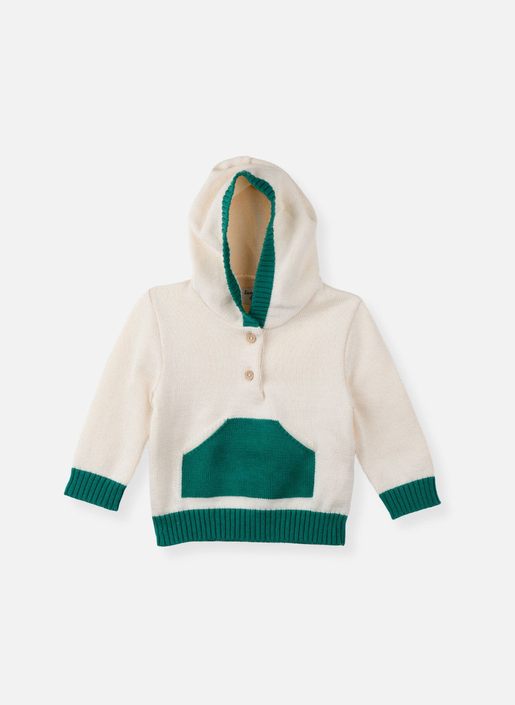 Pull Bébé En Coton Biologique - Roby - Vert Billard