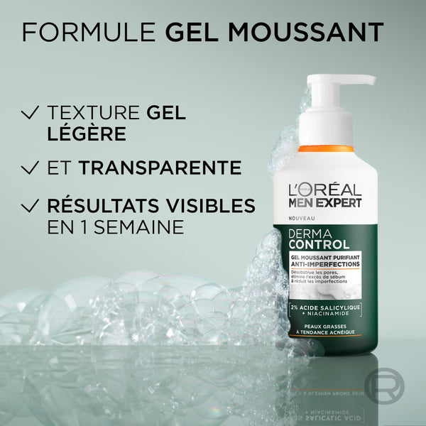 Men Expert Derma Control Anti-Blemish Purifying Foaming Gel