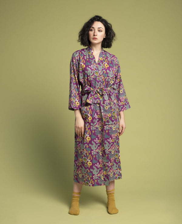 Kimono Long - Swainston purple