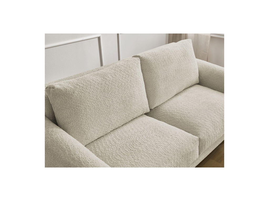Cocoone - Canapé Droit Convertible Nouveau Ouverture Express - Tissu Bouclette