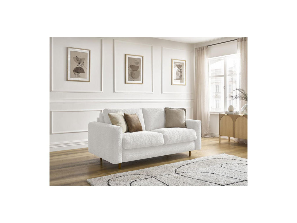 Cocoone - Canapé Droit Convertible Nouveau Ouverture Express - Tissu Bouclette