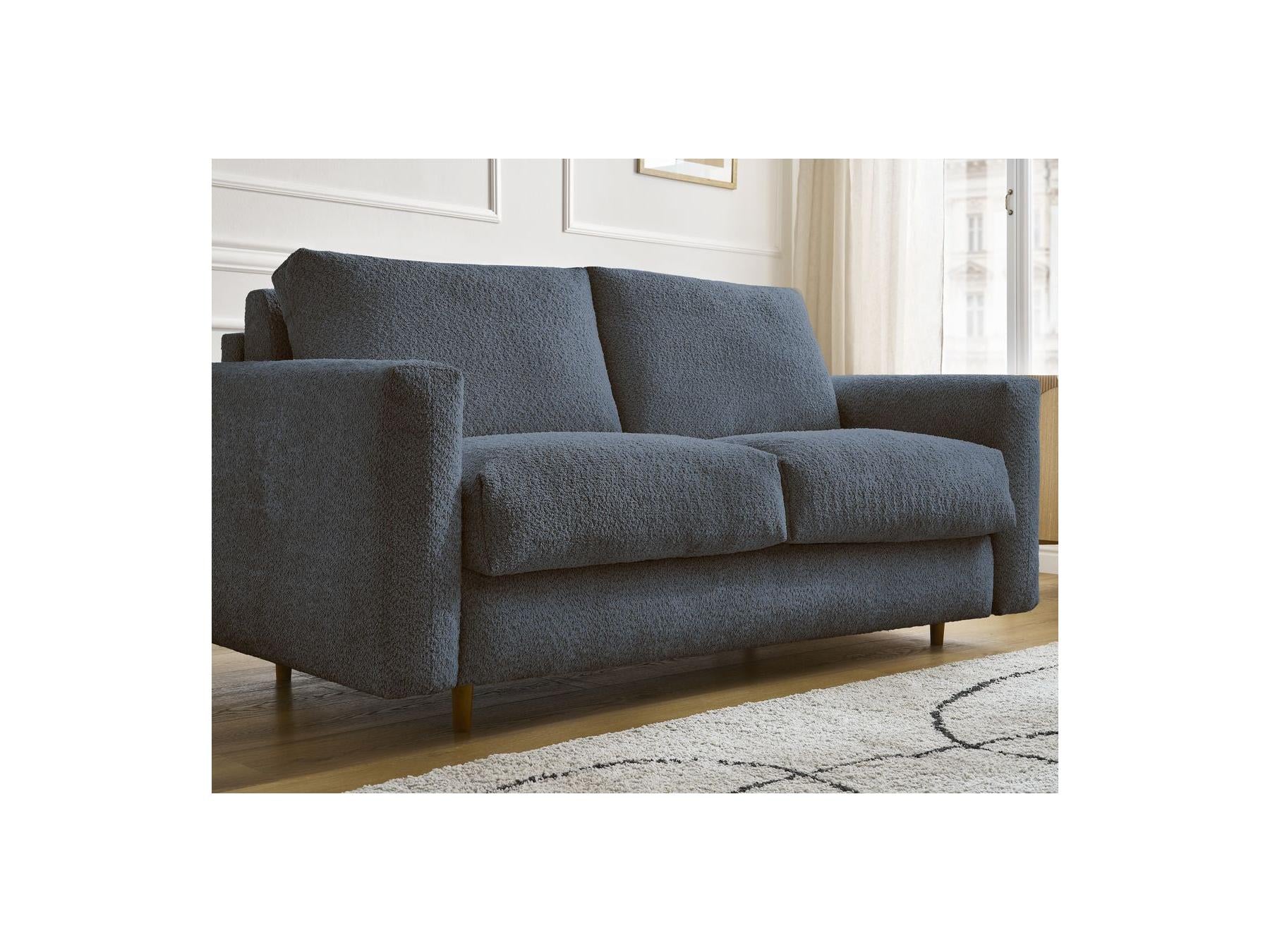 Cocoone - Canapé Droit Convertible Nouveau Ouverture Express - Tissu Bouclette