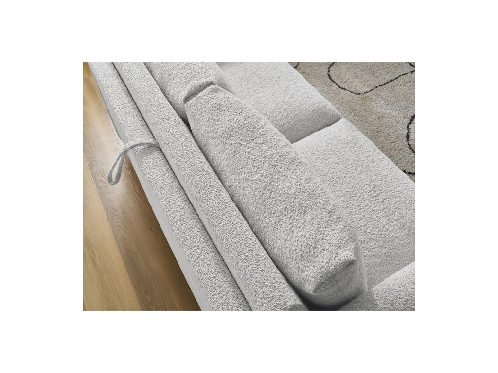 Cocoone - Canapé Droit Convertible Nouveau Ouverture Express - Tissu Bouclette