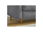 Cocoone - Canapé Droit Convertible Nouveau Ouverture Express - Tissu Bouclette