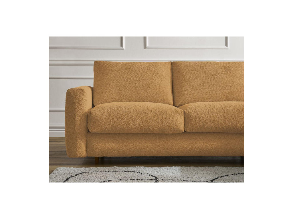 Cocoone - Canapé Droit Convertible Nouveau Ouverture Express - Tissu Bouclette