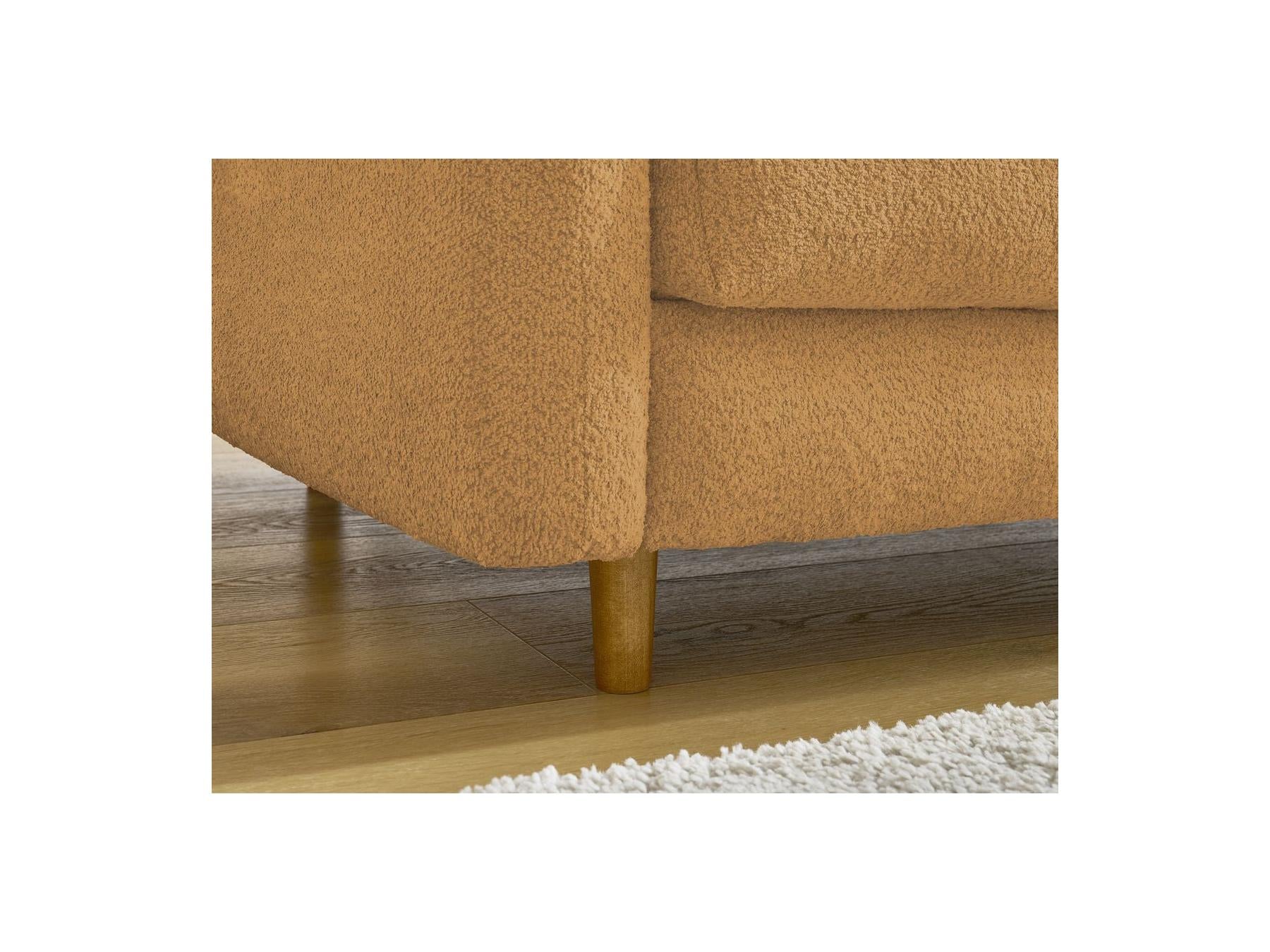 Cocoone - Canapé Droit Convertible Nouveau Ouverture Express - Tissu Bouclette
