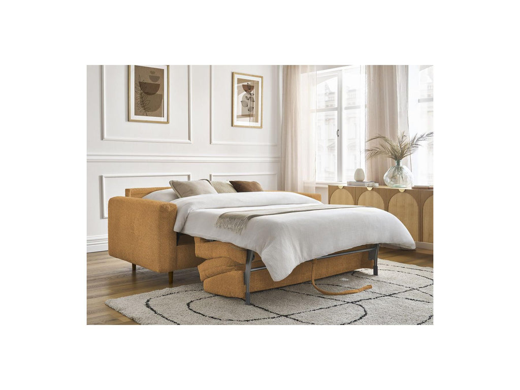 Cocoone - Canapé Droit Convertible Nouveau Ouverture Express - Tissu Bouclette