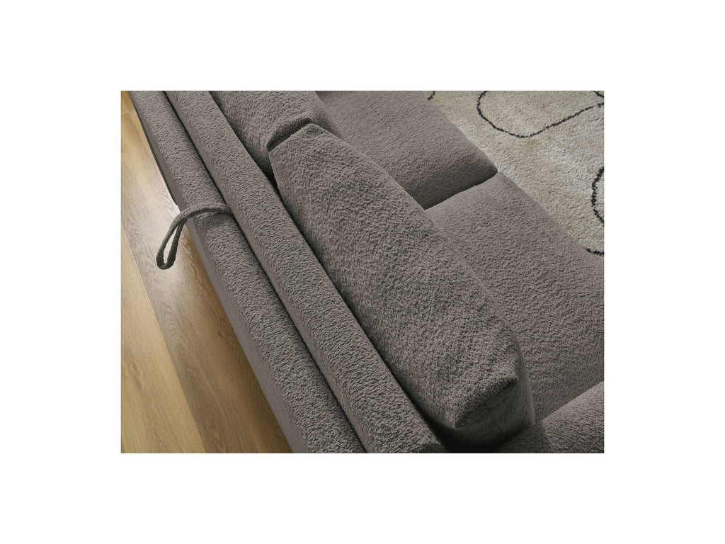 Cocoone - Canapé Droit Convertible Nouveau Ouverture Express - Tissu Bouclette