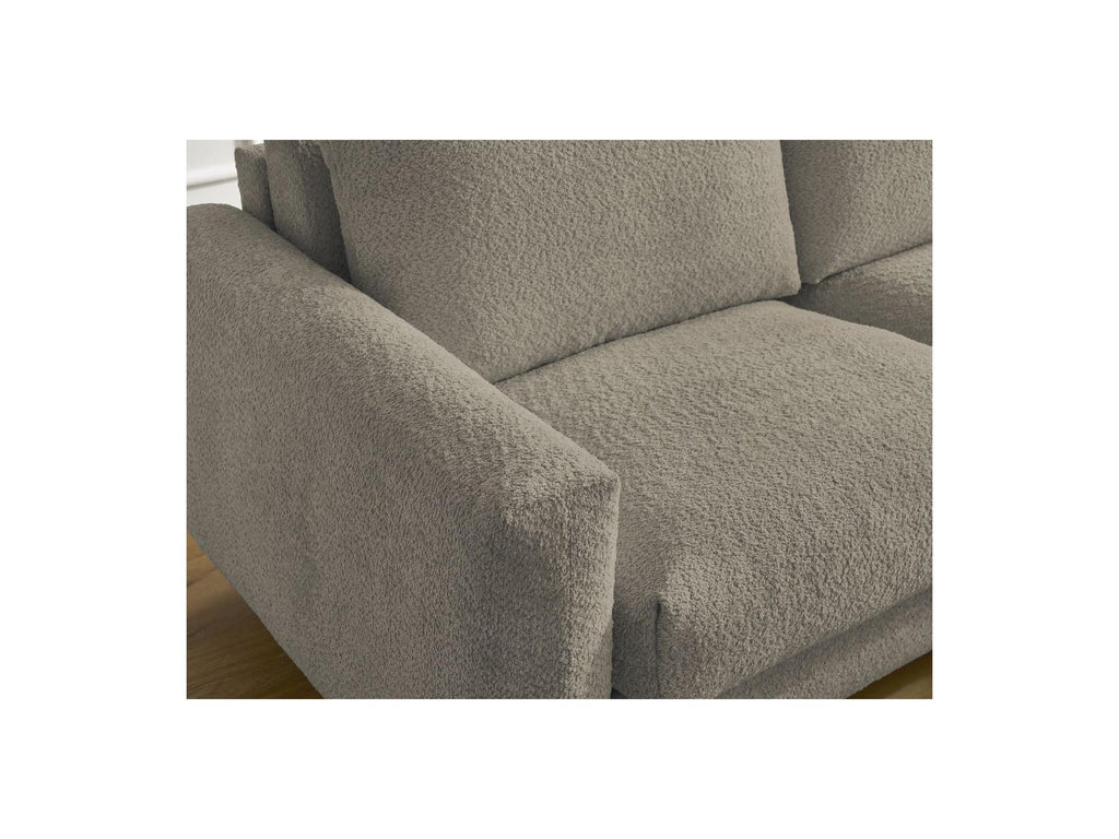 Cocoone - Canapé Droit Convertible Nouveau Ouverture Express - Tissu Bouclette
