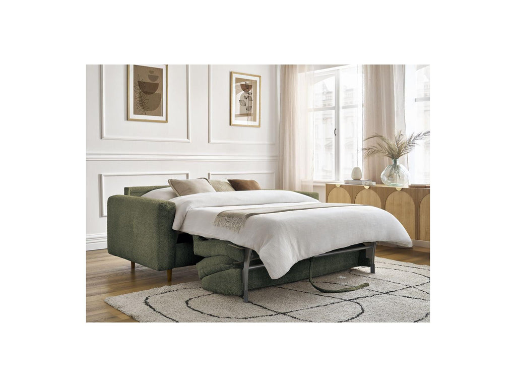 Cocoone - Canapé Droit Convertible Nouveau Ouverture Express - Tissu Bouclette