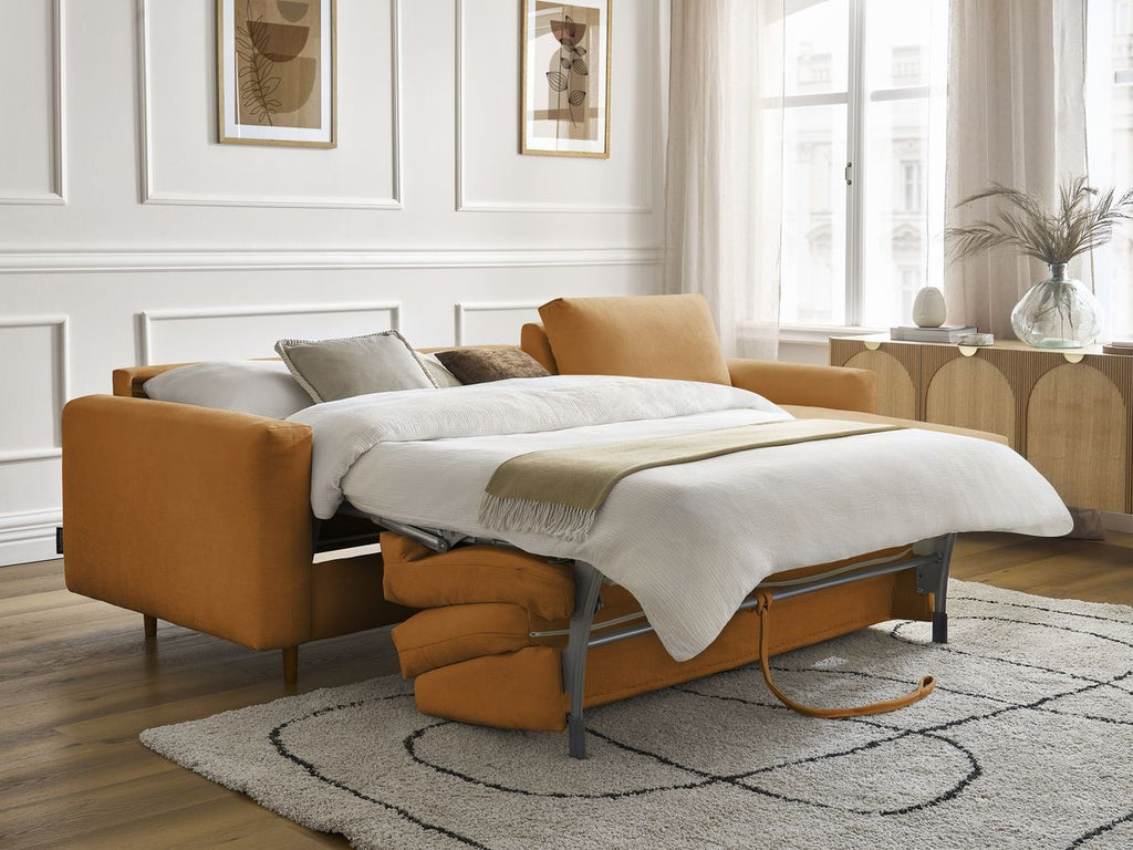Cocoone - Sofá esquinero reversible convertible nuevo con apertura rápida - Tejido liso