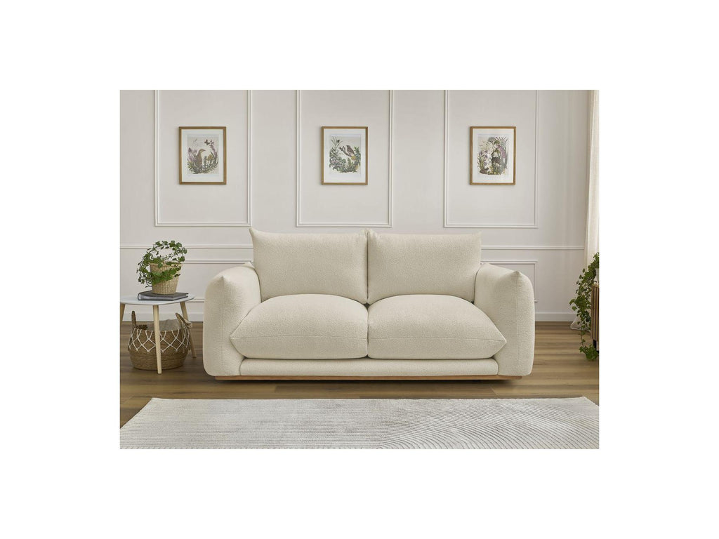 Ernest - Fixed Straight 2-Seater Sofa - Bouclé Fabric