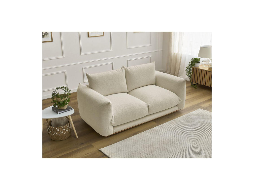 Ernest - Fixed Straight 2-Seater Sofa - Bouclé Fabric