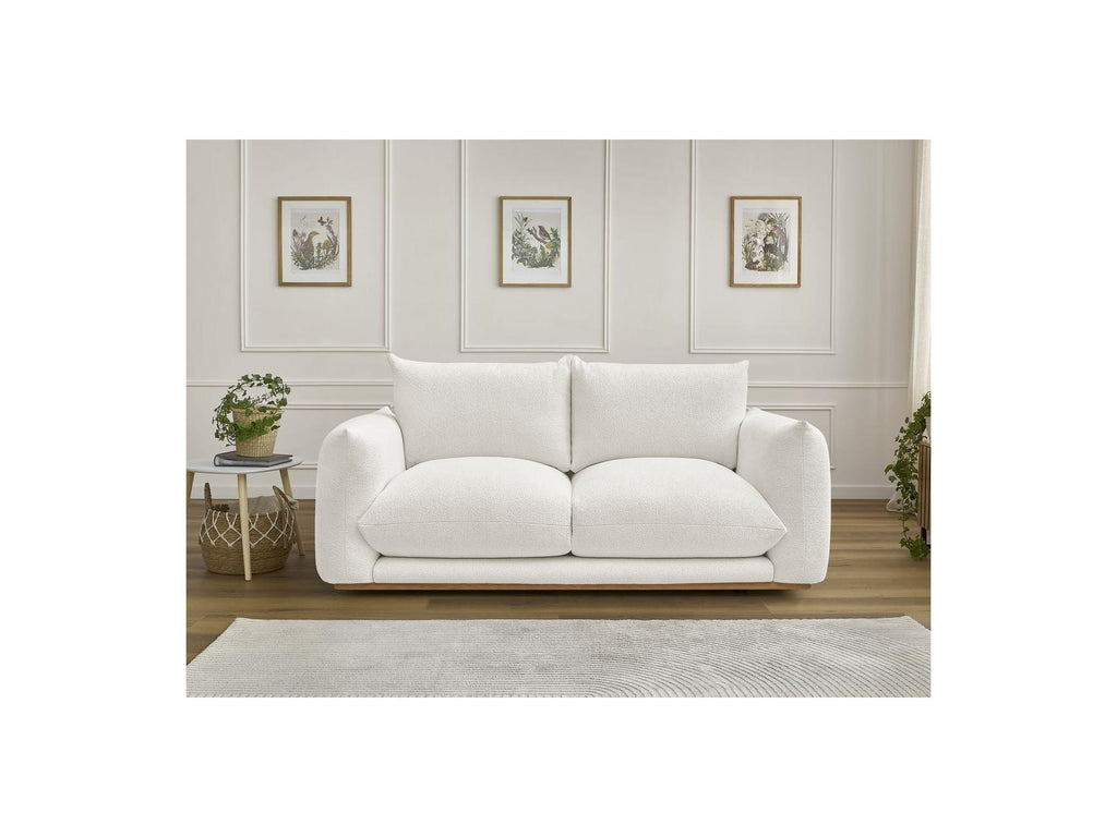Ernest - Fixed Straight 2-Seater Sofa - Bouclé Fabric