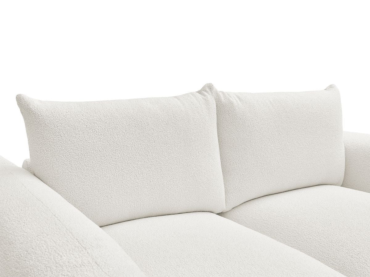Ernest - Fixed Straight 2-Seater Sofa - Bouclé Fabric