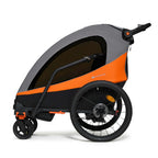 Nava Orange 3-in-1 Child Bike Trailer