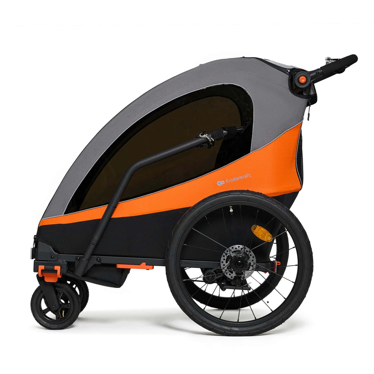 Nava Orange 3-in-1 Child Bike Trailer