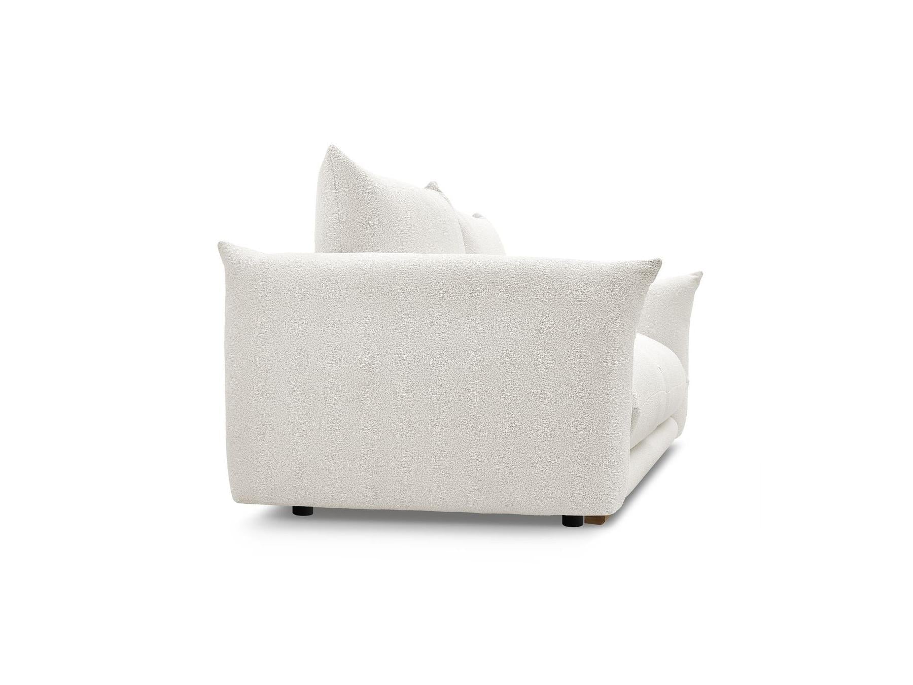 Ernest - Fixed Straight 2-Seater Sofa - Bouclé Fabric