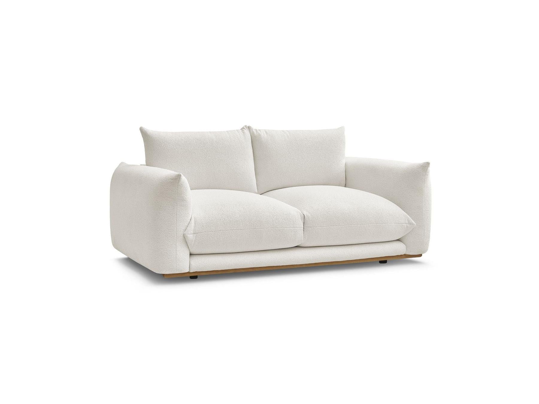 Ernest - Fixed Straight 2-Seater Sofa - Bouclé Fabric