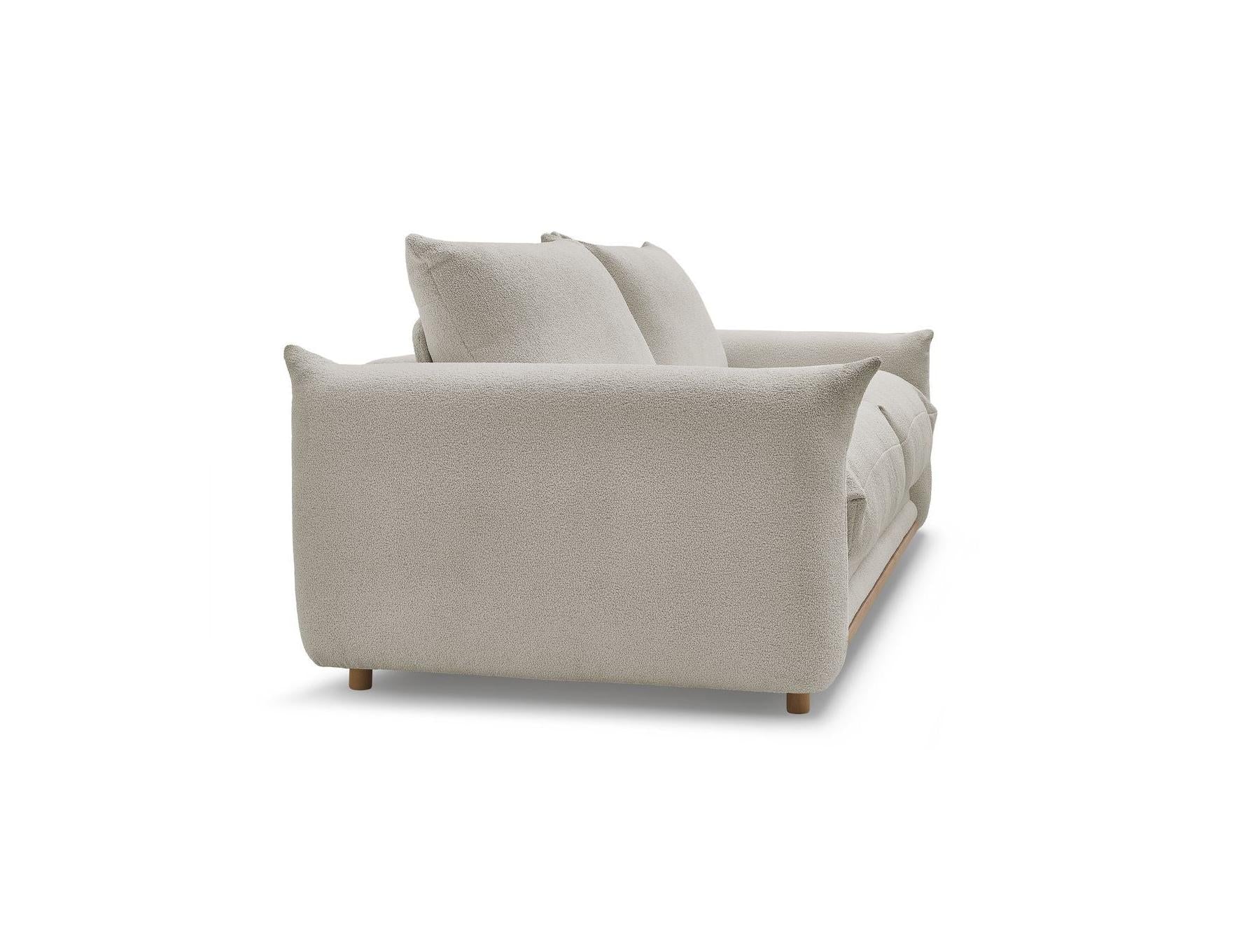 Ernest - Fixed Straight 2-Seater Sofa - Bouclé Fabric