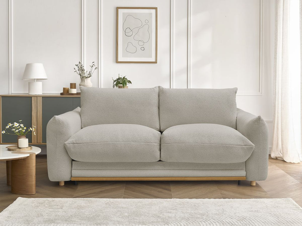 Ernest - Fixed Straight 2-Seater Sofa - Bouclé Fabric