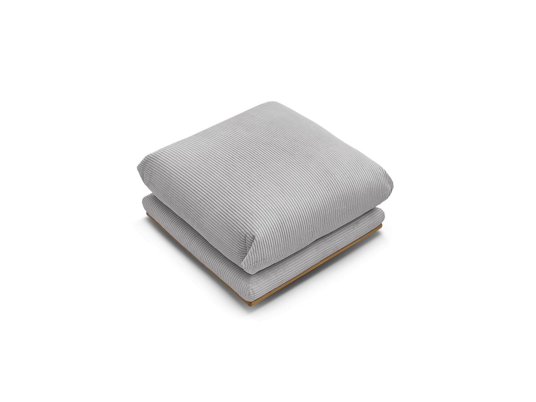 Ernest - Pouf - Tissu Velours Côtelé