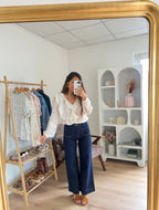 Vaqueros Gasparette De Denim Crudo