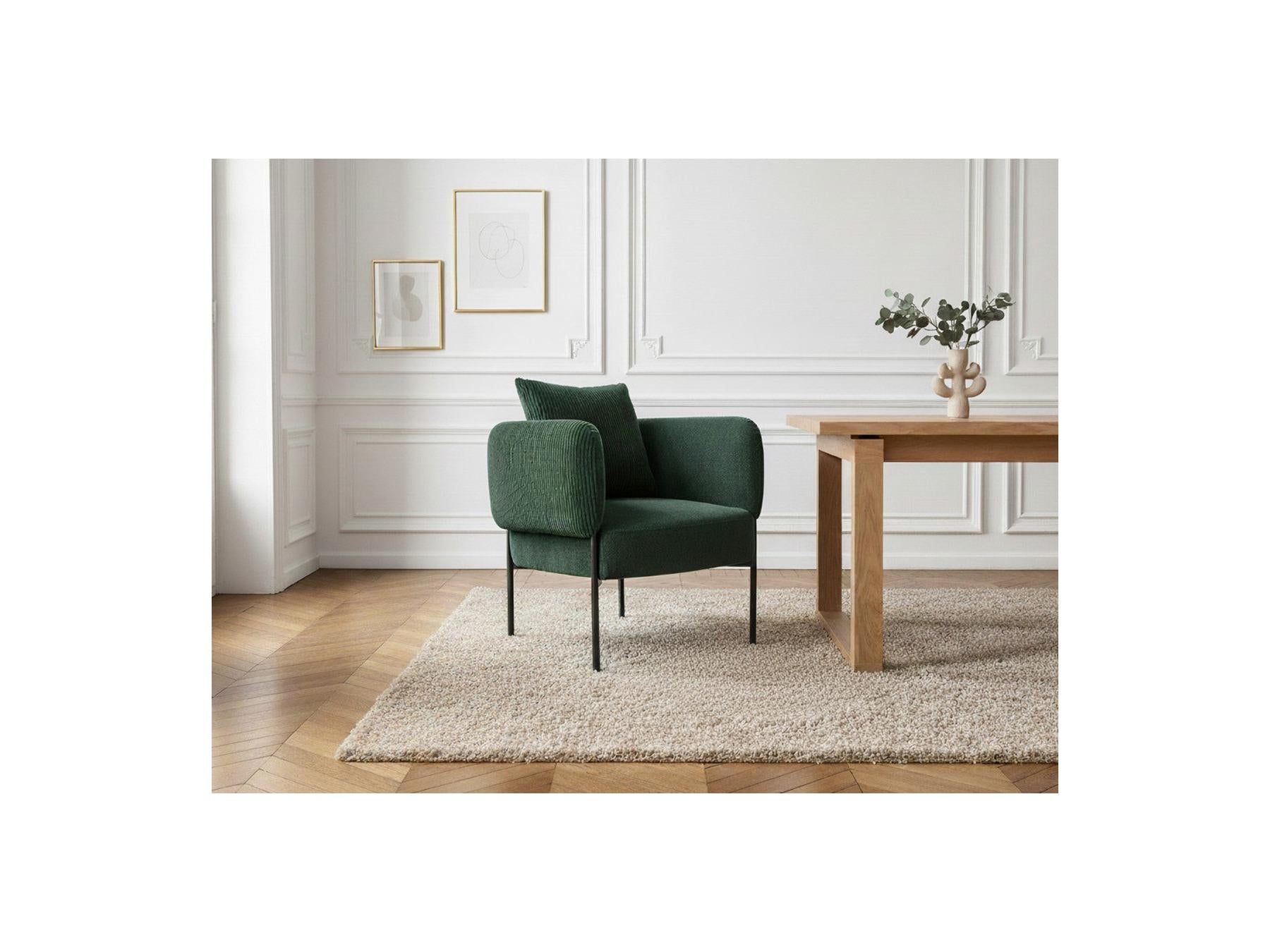 Gabin - Sillón de mesa - Tejido de pana