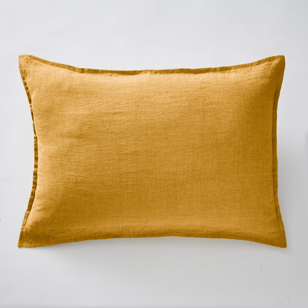 Soline - Pillowcase - Washed Linen - Honey