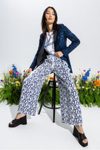 The Blondie Glitter Blue Blazer