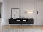 Kasha - Mueble de TV con nicho - Patas doradas