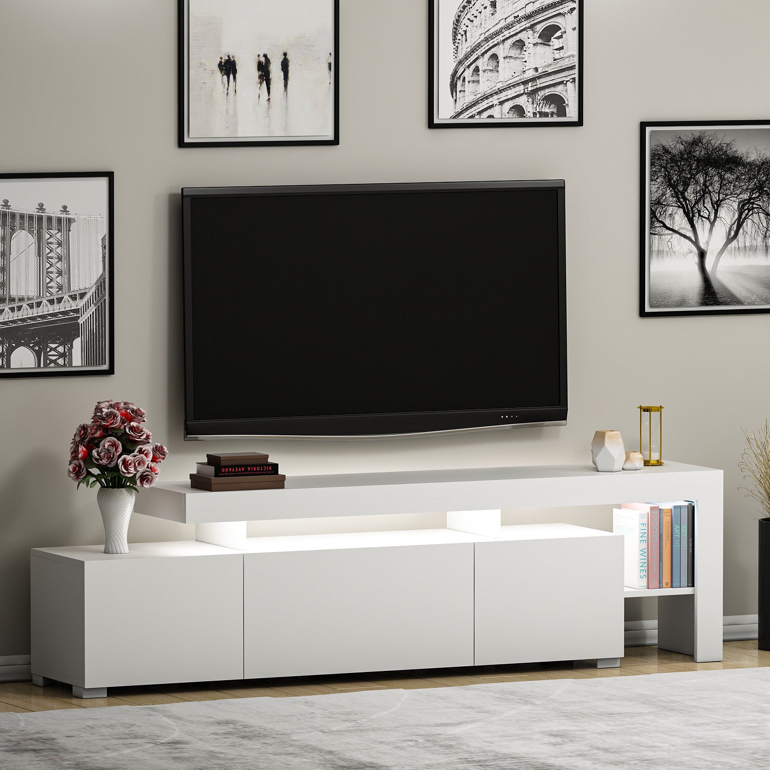 Meubles Tv Beliz - Blanc