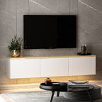 Meubles Tv Neon - Blanc / Chêne